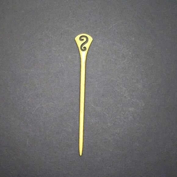 BRONZE hair accessory chopstick bun holder - Picture 1 of 6